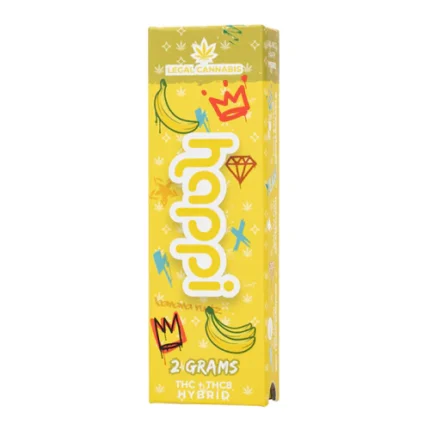 Happi | Disposable Delta 9 + Delta 8 THC - 2g - Banana Runtz